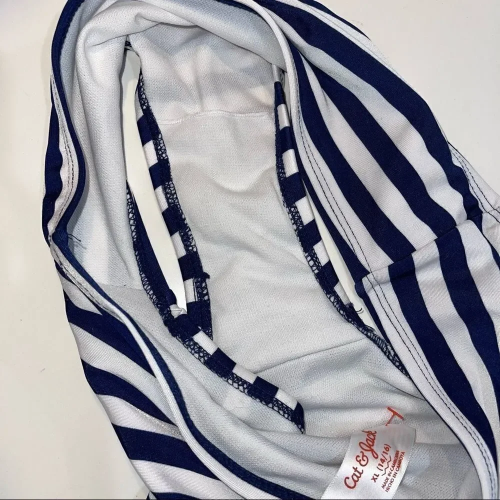 4/$25 - Cat & Jack Navy & White Stripe Bathing Suit Bottom‎